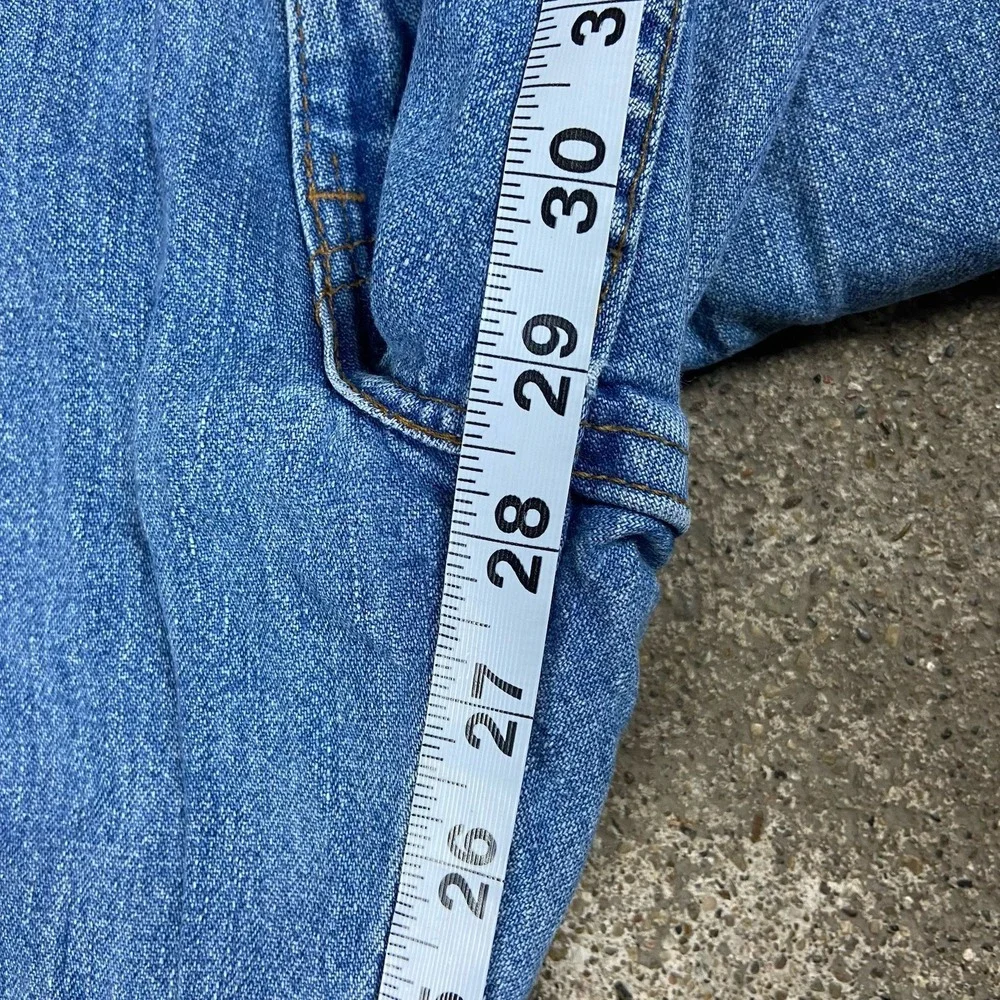 Vintage 80s Levi's The Big Jean Student 555 Jeans Youth Size 30x30 Blue Denim